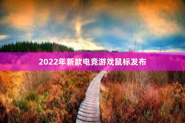 2022年新款电竞游戏鼠标发布