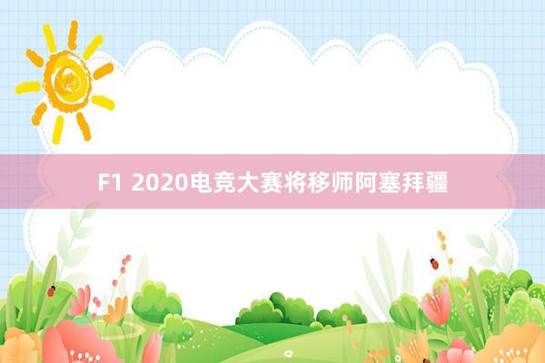 F1 2020电竞大赛将移师阿塞拜疆