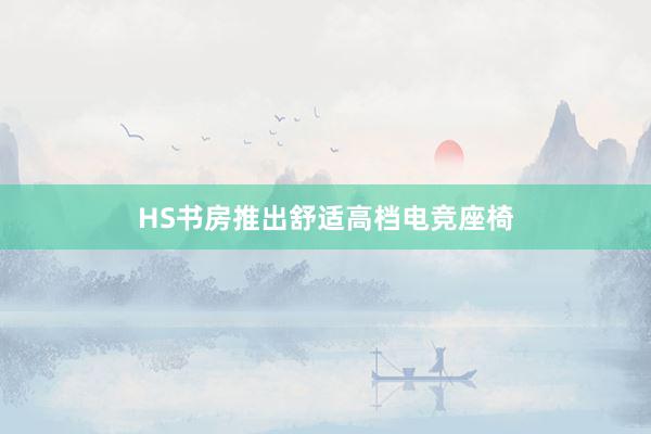 HS书房推出舒适高档电竞座椅